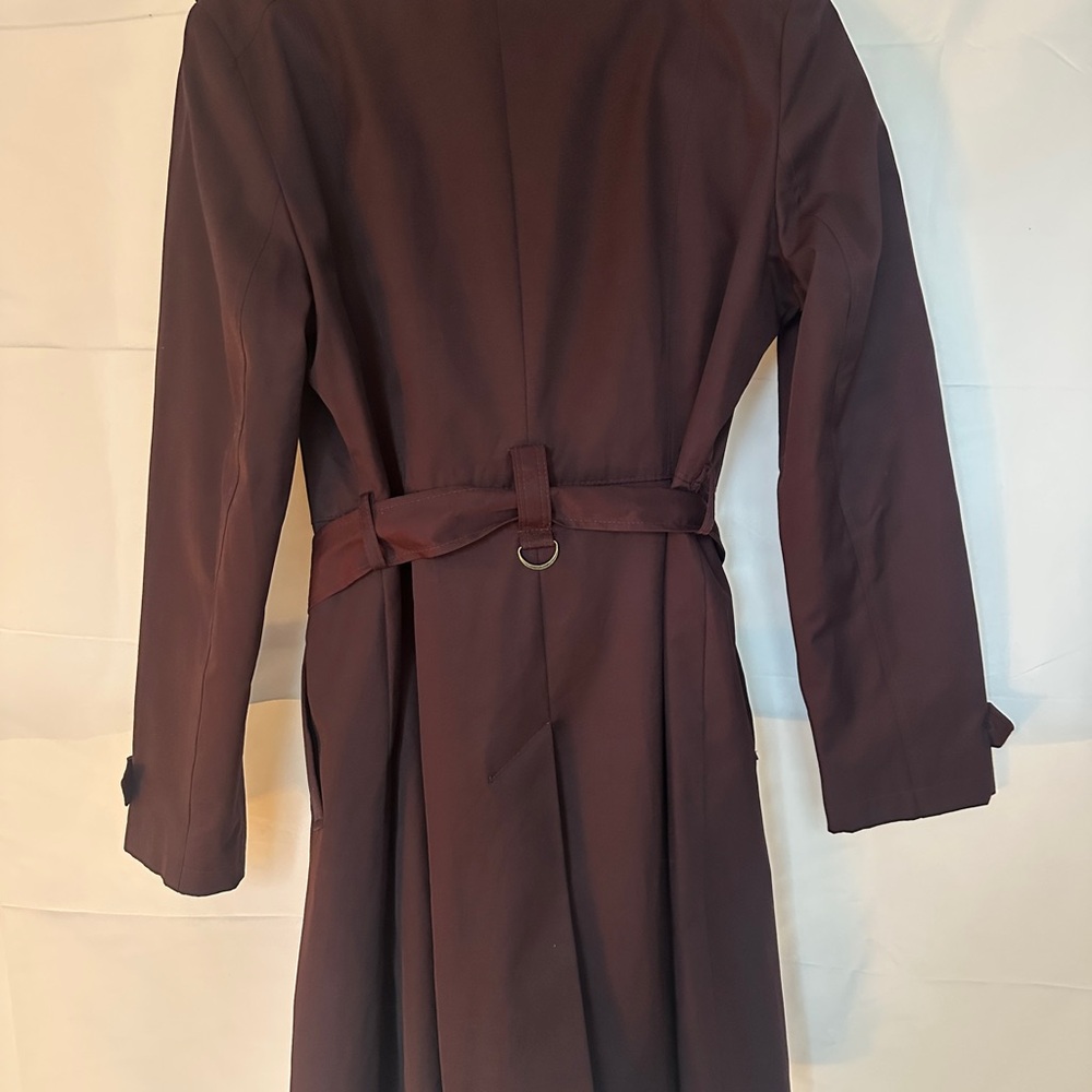 Lauren Ralph Lauren Double-Breasted Trench Coat - Deep Brown - Picture 3 of 7